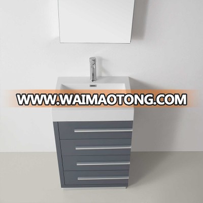 Wicker drawer cabinet bathroom with mirror cabinet for bathroom