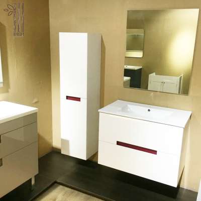 Spanish lowes wall-mounted bathroom vanity cabinet modern