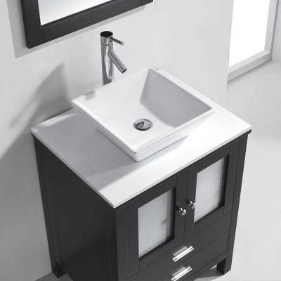 North America hot sale Rona used wood bathroom vanity with countertops