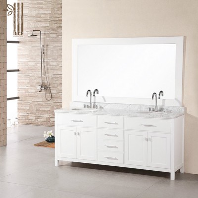 Turkey granite top double basin bathroom vanity with cheap price